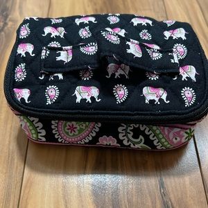 VERA BRADLEY Jewelry Case - PINK ELEPHANT